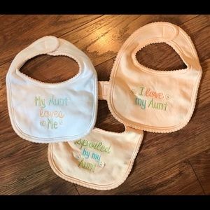 Auntie Baby Bib 3 Pack